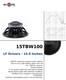 B&C 15TBW100-4 15" Pro Woofer 3000W 4-Ohm Frequency range: 40 - 1500 Hz (PAIR)