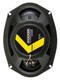 KICKER 43DSC69304  DSC6930 6X9" Coaxial 3-WAY Car Audio Speakers, 4-OHM