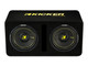 KICKER 44DCWC122 Car Audio COMPC 12" Dual Subwoofer In Vented Enclosure 1200W 2-OHM
