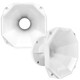 PRV AUDIO WGP14-50X WHITE CR 2" EXIT - ABS WAVE GUIDE - 4 BOLT-ON