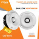 PRV TW400Ti-Nd-4 SLIM White Shallow 1" Neodymium Tweeter 120 Watts 4-Ohms (PAIR)