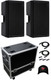 2x RCF ART 912-A 12" 2100Watt Active Speaker + XS-2X12SPW MK2  + 2x Cables + Hat