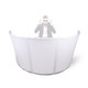 ProX XF-LUNA WH LUNA DJ Facade 5 Panel White Hardware with Black White Scrim Kit
