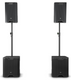 2x LD Systems ICOA SUB 15  A Powered 15" Bass Subwoofer & 2x ICOA 12 A BT Speakers