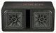 KICKER 45DL7R122 12" Dual Subwoofers in the CWR Style Vented Enclosure, 2-Ohm, 1200W