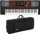 Korg PA700 61-key Arranger Workstation w/ 370+ Music Styles, 1,700+ Sounds + Gator GK-61