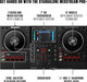 Numark Mixstream Pro+ DJ Controller For Amazon Music, Serato & Virtual DJ w/ Mixer, Touchscreen, WiFi, Speaker