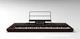 Korg PA1000 61-Key Arranger /  Keyboard + K&M 18860-000-30 Anodized Aluminum Stand
