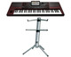  Korg PA1000 61-Key Arranger /  Keyboard + K&M 18860-000-30 Anodized Aluminum Stand