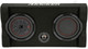 Kicker 48TRTP82 8" Thin Down Firing Subwoofer & Passive Radiator Enclosure 2-Ohm