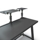Gravity FDJT 01 DJ Desk with Adjustable Loudspeaker and Laptop Trays