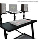 Gravity FDJT 01 DJ Desk with Adjustable Loudspeaker and Laptop Trays