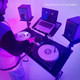 Gravity FDJT 01 DJ Desk with Adjustable Loudspeaker and Laptop Trays
