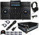 Denon PRIME 4+ WI-FI STREAMING DJ Controller + XS-PRIME4 W + Headphones and MIC.