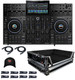 Denon PRIME 4+ WI-FI STREAMING DJ Controller + XS-PRIME4 W + Headphones and MIC.