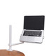 ProX X-FLEXARMWH White Adjustable Arm Mount Stand For 12-17" Laptop