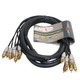 ProX XC-8RCA10 10' FT Premium 8 Channel Snake 8x RCA Male to 8x RCA Male Cable