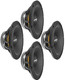 4x PRV Audio 12MB1500FT 12" Car Audio Midbass Speaker 1500W 8-Ohms Forte Series