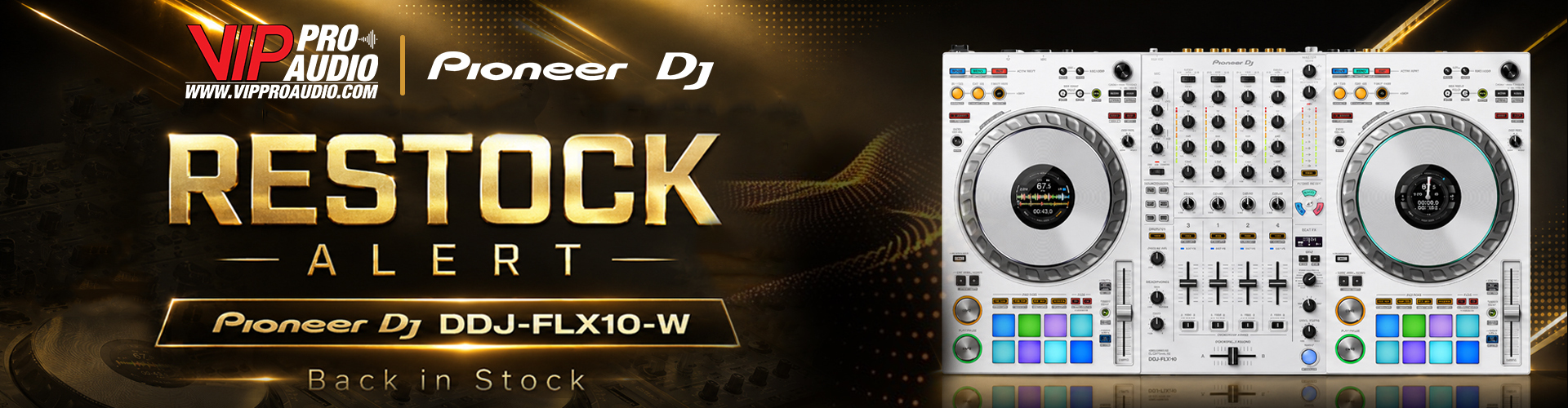 Pioneer DJ DDJ-FLX10-W Banner