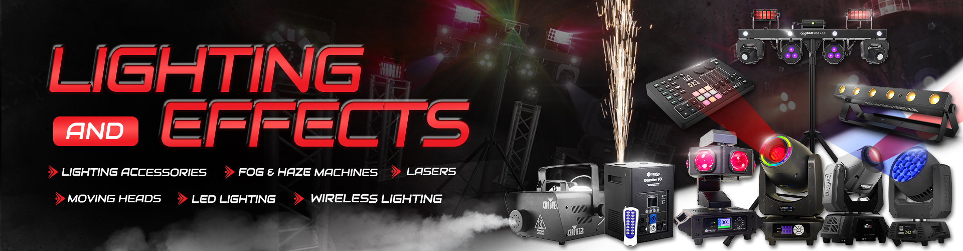 lighting effects Banner