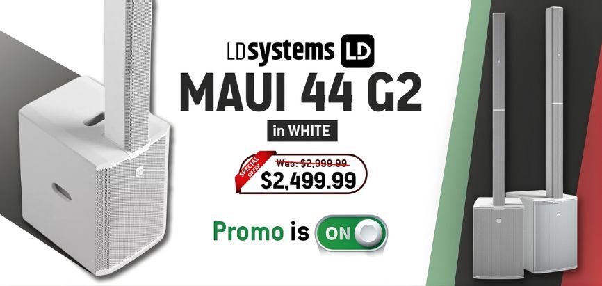 ld system maui 44 g2 white