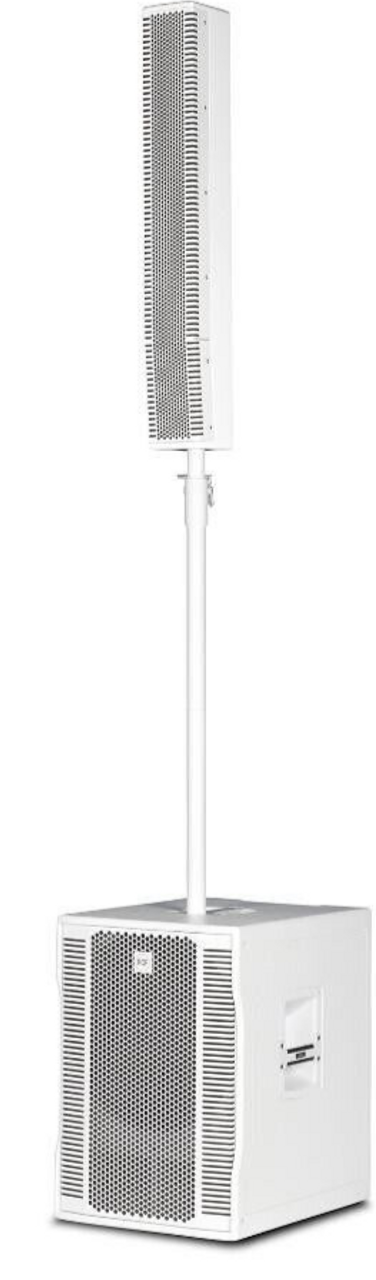 RCF EVOX 12 WHITE PORTABLE ACTIVE 2-WAY COLUMN ARRAY PA / DJ SYSTEM ...