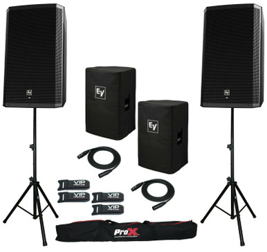 2x Electro-Voice ZLX-12BT Active/Powered Loud-Speaker 1000W Amplified  w/Bluetooh 800549882040