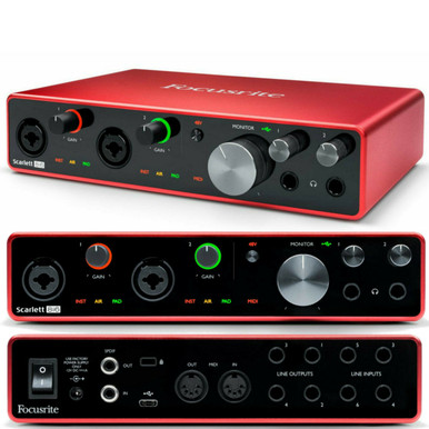 Focusrite Scarlett 8i6 3rd Gen 8-in, 6-out USB Audio Interface Focusrite Scarlett 8i6 3rd Gen 8-in, 6-out USB Audio Interface