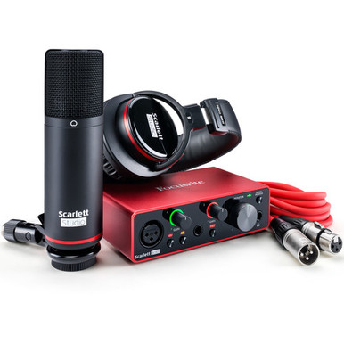 Focusrite Scarlett Solo Studio 2-In/2-Out USB Recording Audio