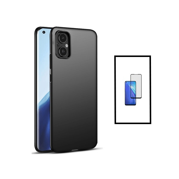Protector de vidrio templado 5D y funda SlimShield para Reno8 Lite