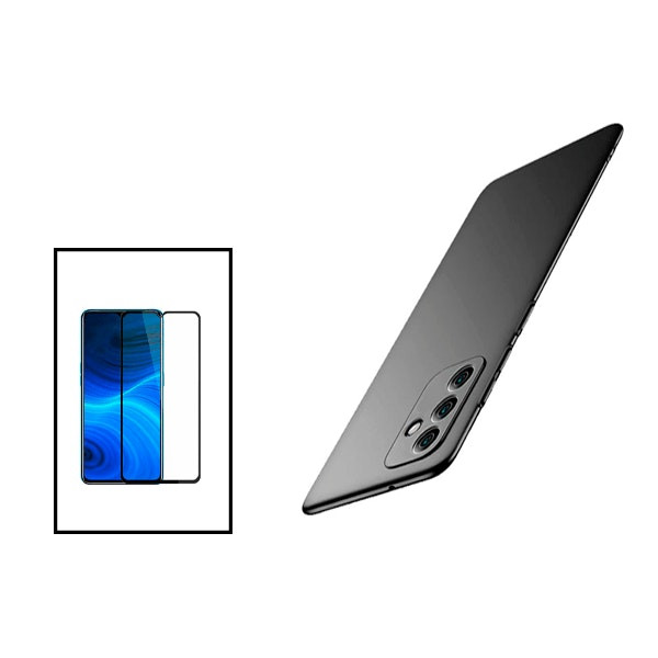 Kit vidrio templado full cover y funda SlimShield para Galaxy A13 5G