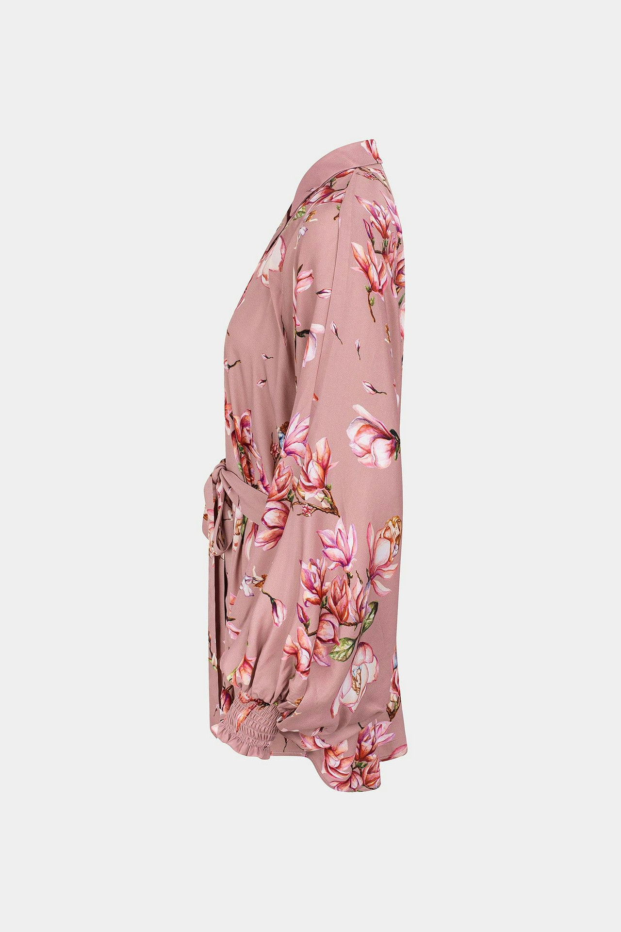 Blusa kimono oversize de Tencel con cinturón