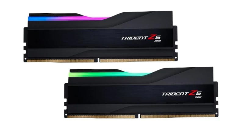 Memória RAM G.Skill Trident Z5 RGB 64GB (2x32GB) DDR5 6000MHz CL36 Preta