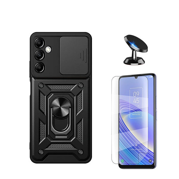 Funda Magnetic Military Defender con Protector Hydrogel Full Cover y Soporte Magnético para Samsung Galaxy A15