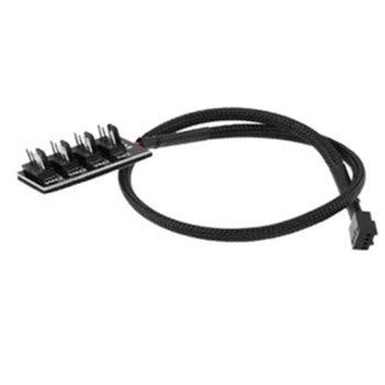 4-port 4-pin PWM fan power splitter 12V