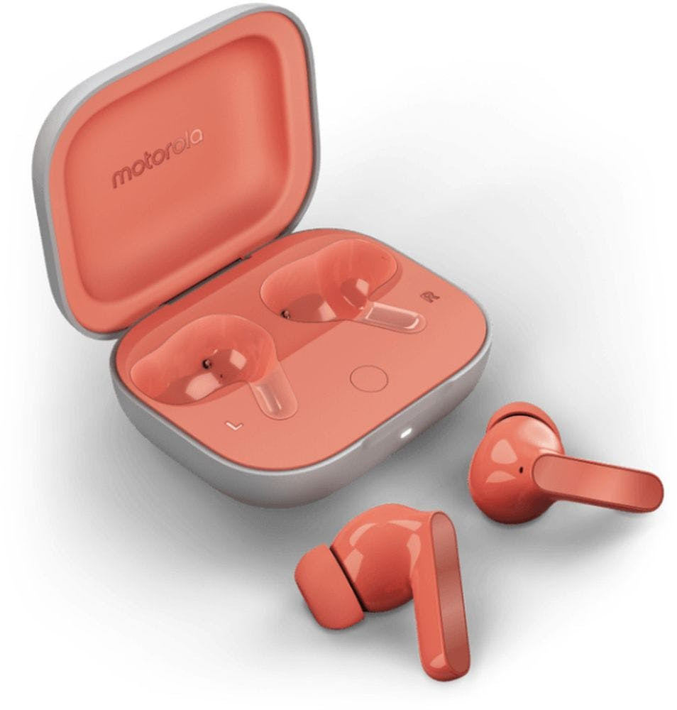Moto Buds wireless earbuds Bluetooth noise cancellation
