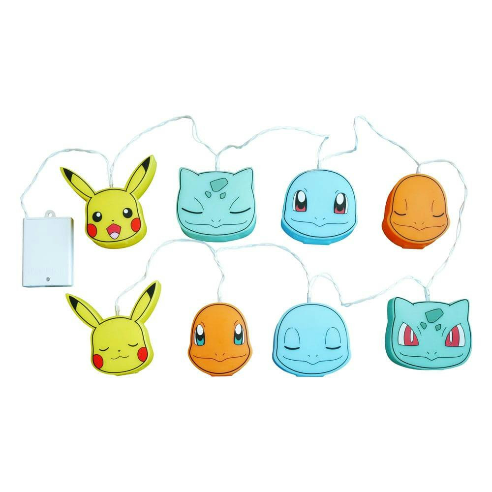 Luces de cadena Pokémon con personajes