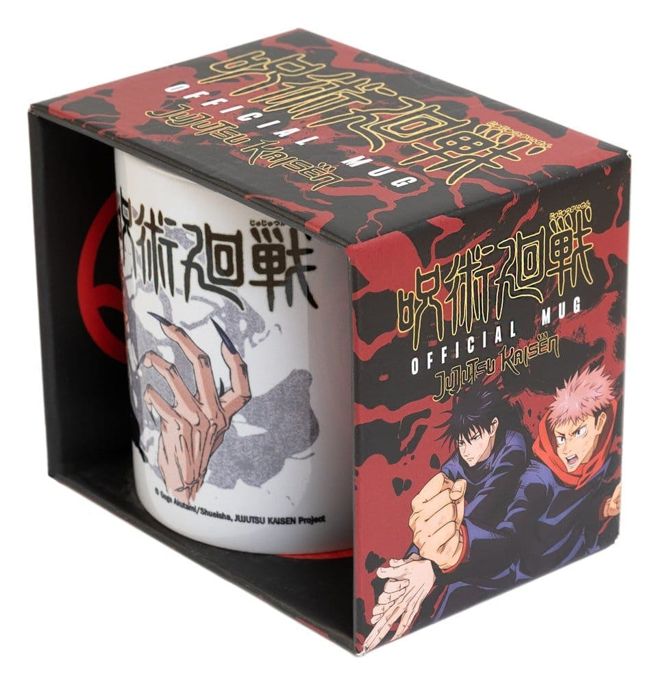 Taza cerámica Jujutsu Kaisen Yuji y Sukuna 350 ml