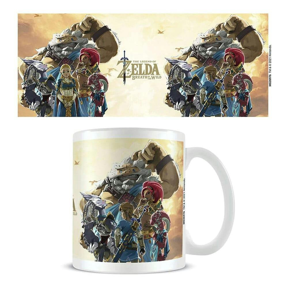 Taza Breath of the Wild Champions Sunset de cerámica