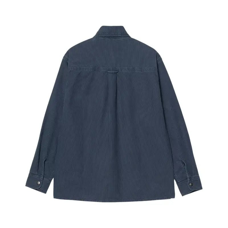 Camisa chaqueta Parrish en algodón azul