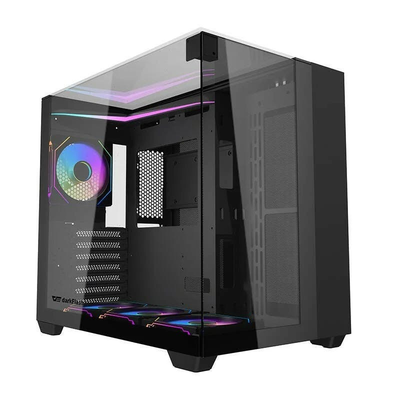 Caja ATX TH285 con vidrio templado y 4 ventiladores