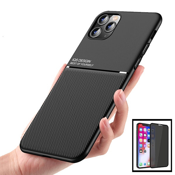 Funda magnética Lux con película Anti-Spy para iPhone 13 Pro