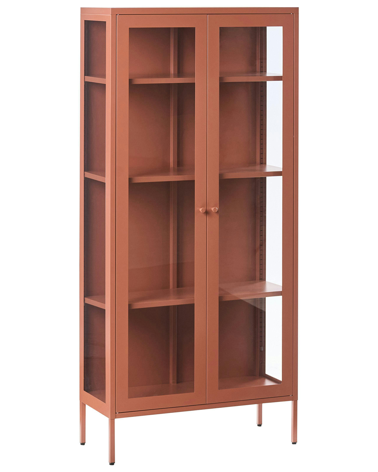 Armario expositor HARTY metal con vitrina 80 cm