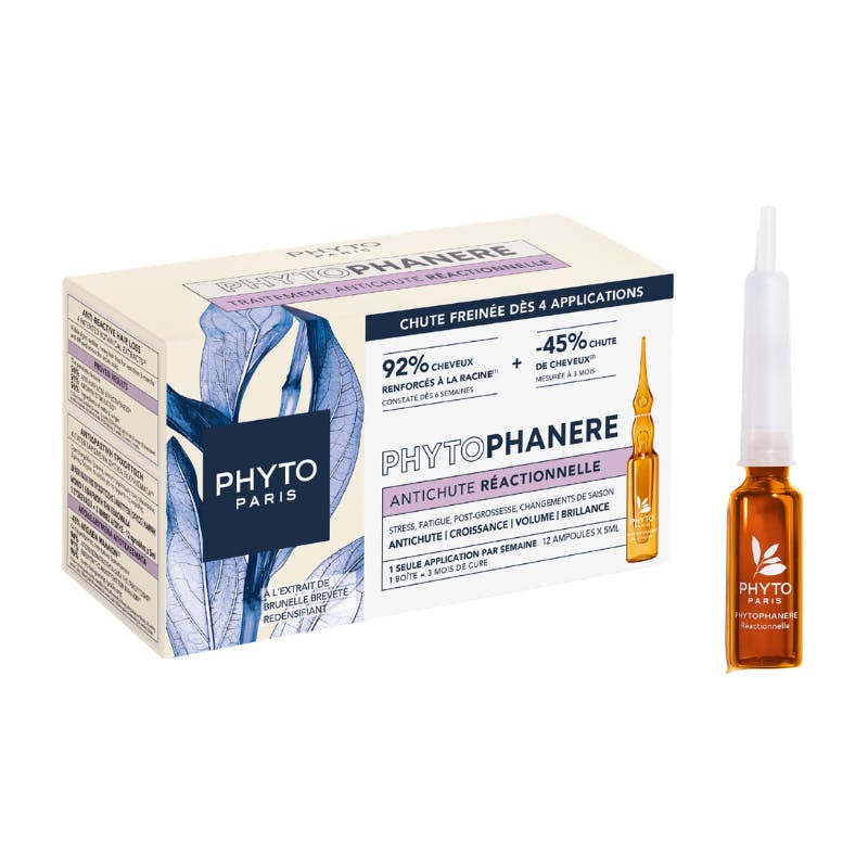 PhytoPhanère Reaccional Intensive Anti-Hair Loss Treatment 12 x 5 ml