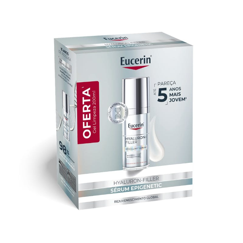 Pack Hyaluron-Filler Epigenetic Sérum y Gel Limpiador Purificante para Rostro
