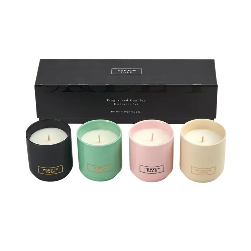 Velas aromáticas Portus Cale Discovery Set en cerámica 4 fragancias