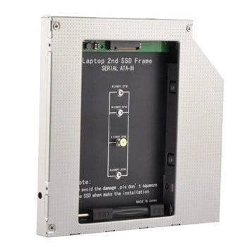 Adaptador Slim SATA para bahía 5,25" a M.2 SATA SSD