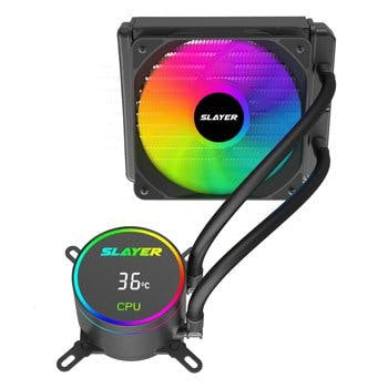Water Cooler Slayer RX120 ARGB con lectura de temperatura