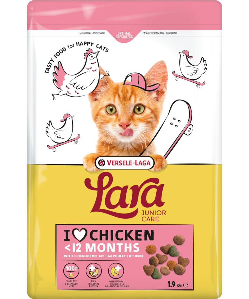 Lara Junior dry kitten food chicken