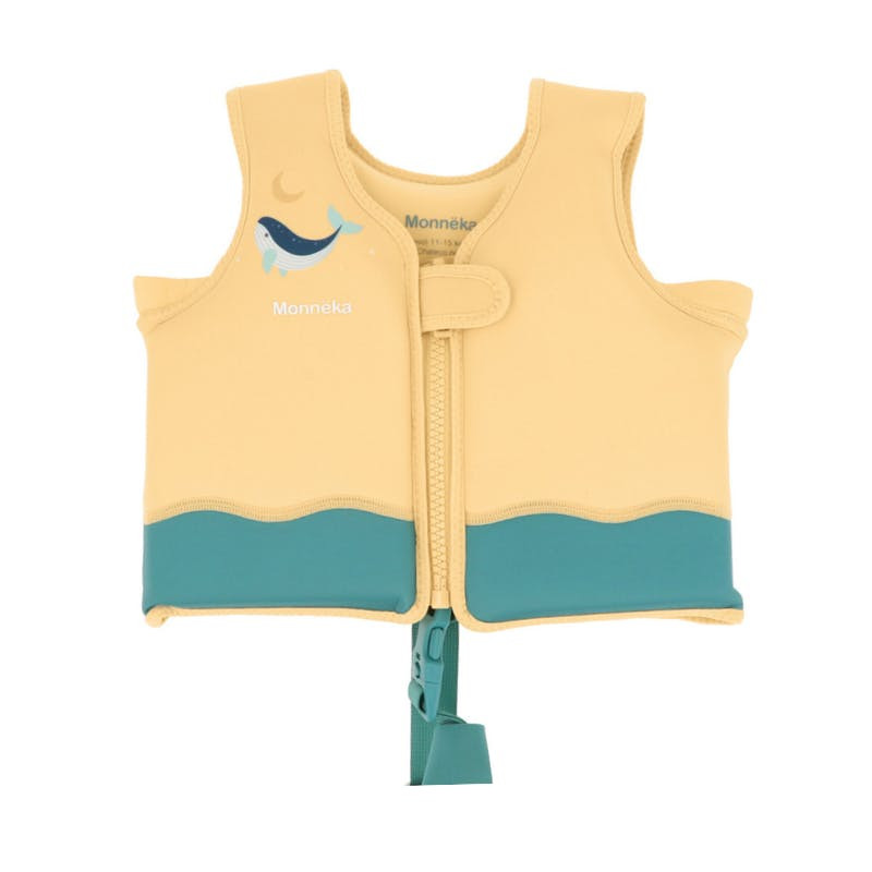 Chaleco flotador Whale Teal para niños 3-6 años